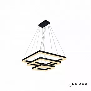 Подвесной светильник iLedex Twins D0319-3 (400x600x800) BK