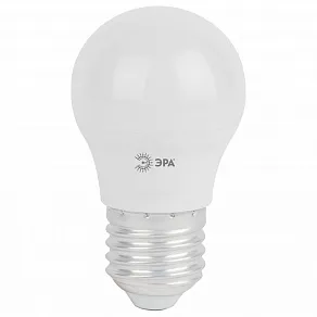 Лампа светодиодная Эра Стандарт E27 9Вт 6000K LED P45-9W-860-E27