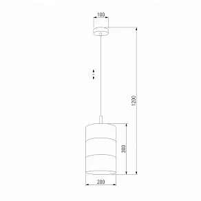 Подвесной светильник TK Lighting Bogart 3214 Bogart Black