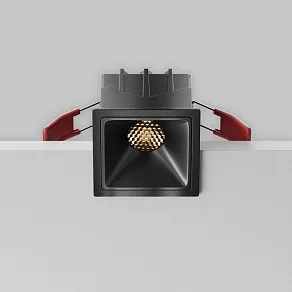 Встраиваемый светильник Maytoni Alfa LED DL043-01-10W3K-SQ-B-1