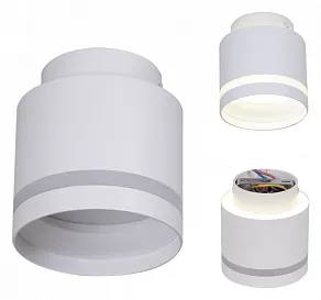 Накладной светильник Reluce Technical 53001 53001-9.5-001IL GX53+LED3W WT