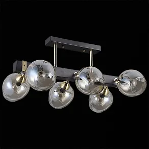 Люстра на штанге ILLUMICO  IL9736-6CSQ-79 BK AB