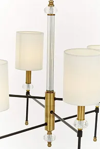 Люстра на штанге LUMINA DECO RODEZIO LDP 1229-6-NF MD