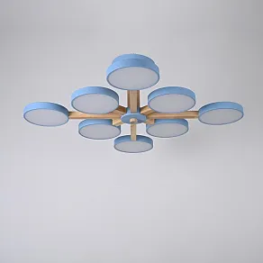 Люстра на штанге Imperiumloft TURNA Blue TURNA-B01