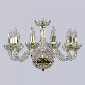 Подвесная люстра Bohemia Ivele Crystal Ivele Crystal 3 1310/10/195 G Cl/Clear/M-1F