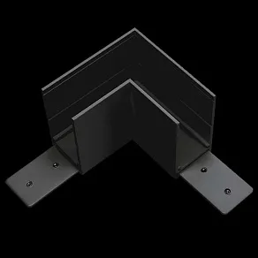 Соединитель угловой L-образный для треков накладных Lightstar Teta 505127-ALU