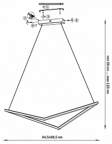 Подвесной светильник Lightstar Palla 739297