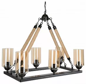 Подвесная люстра TopLight Ada TL1634S-06BK