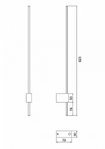 Бра Maytoni Pars C070WL-L6GB3K