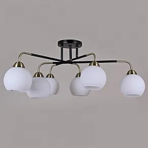 Потолочная люстра ILLUMICO  IL0252-6CSQ-79 BK AB