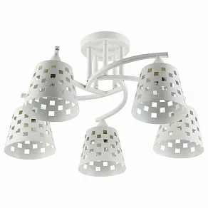Потолочная люстра Reluce 01384 01384-0.3-05 WH+CR