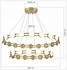 Подвесная люстра ST-Luce MONRO SL6610.203.36