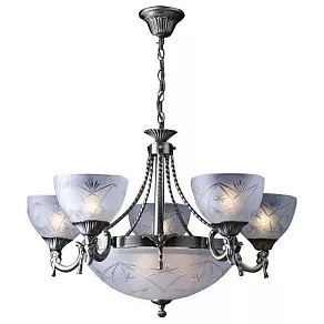 Подвесная люстра Eurosvet Kleo 60006/8 античная бронза