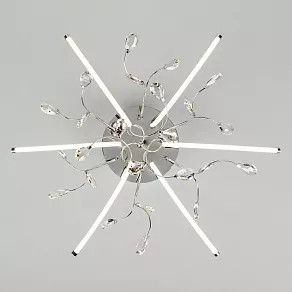 Потолочная люстра Eurosvet Sacura 90087/6 хром  42W