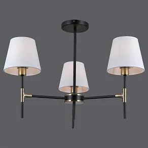 Люстра на штанге ILLUMICO CASTOR IL0185-3CSQ-24 BK AB CASTOR