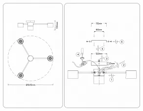 Потолочная люстра Ambrella Light COMFORT FL51722