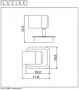 Спот Lucide Lennert 26958/05/30