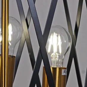 Подвесной светильник ILLUMICO  IL1023-3PB-05 BK GD