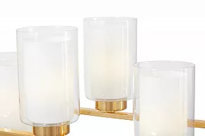 Подвесная люстра LUMINA DECO Lino LDP 1239-8 F.GD