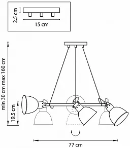 Подвесная люстра Lightstar Acrobata 761164