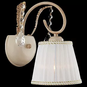 Бра Eurosvet 70003 70003/1 бежевый/прозрачный хрусталь