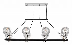 Подвесная люстра LUMINA DECO MARSEO LDP 9110-8-PR BK+CHR