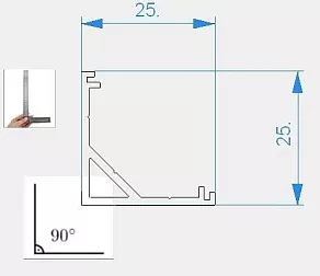 Профиль накладной Deko-Light AV-03-12 970431