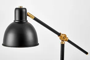 Настольная лампа офисная LUMINA DECO ZULA LDT 7736-1 BK+MD
