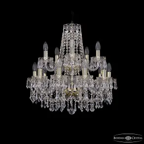 Подвесная люстра Bohemia Ivele Crystal 1403 1403/10+5/195/2d G