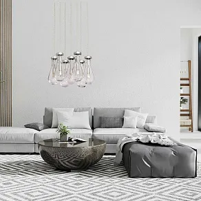 Подвесная люстра DeMarkt Крайс 15 657014007