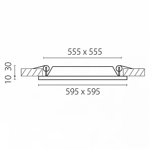 Встраиваемый светильник Lightstar Zocco 224364