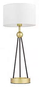 Настольная лампа декоративная LUMINA DECO Belforte LDT 5527 GD+WT