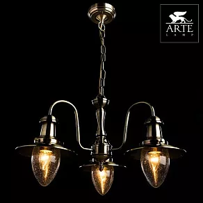 Подвесная люстра Arte Lamp Fisherman A5518LM-3AB