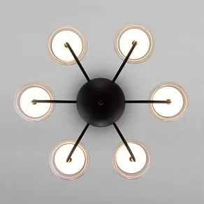 Люстра на штанге Eurosvet Fungo 50388 LED черный