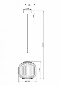 Подвесной светильник Moderli Ivory V11031-1P