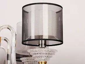 Подвесная люстра Manne L.4306 L.4306-6 SILVER BL+WH