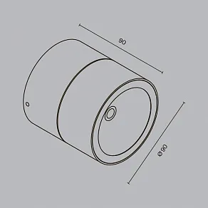 Накладной светильник Maytoni Spin O310CL-L7W3K