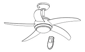 Светильник с вентилятором Globo Fabiola 0306