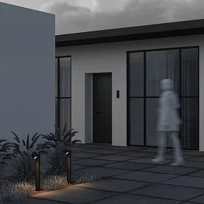 Наземный низкий светильник Maytoni Wall Street O010FL-01B