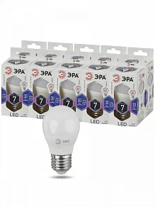 Лампа светодиодная Эра Стандарт E27 7Вт 6000K LED P45-7W-860-E27
