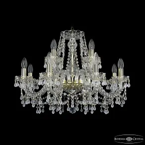 Подвесная люстра Bohemia Ivele Crystal 1410 1410/8+4/240 G V0300