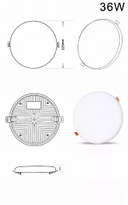 Встраиваемый светильник Zortes CLOUD ZRS.57793.36