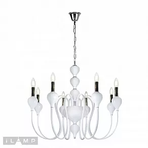 Подвесная люстра iLamp Lady 88003-8 WH