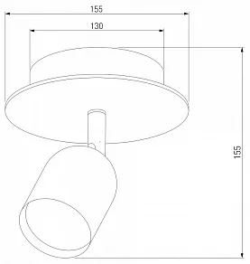 Спот TK Lighting Top 3294 Top Wood