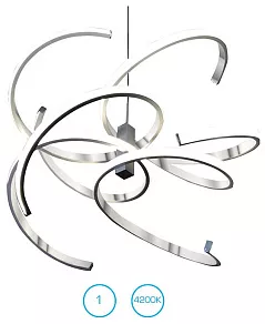Подвесной светильник Ambrella Metallic 9 FL404
