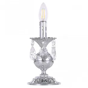 Настольная лампа декоративная Bohemia Ivele Crystal AL77 AL77500L/1-23 Ni
