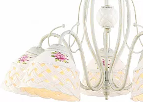 Подвесная люстра Arte Lamp Wicker A6616LM-5WG