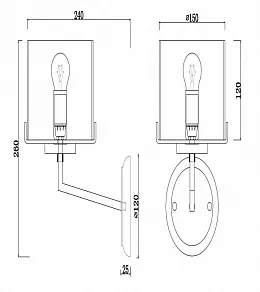 Бра Freya Karen FR5096WL-01CH