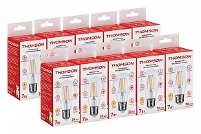 Лампа светодиодная Thomson Filament A60 E27 7Вт 2700K TH-B2059