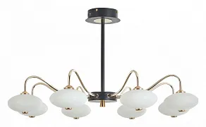 Люстра на штанге Arte Milano Neapolis-73908 273908/8 BK/GD